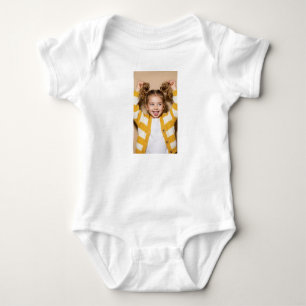 Persoonlijk babyfoto-rompertje romper