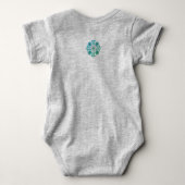 Persoonlijk babygeschenk met naam romper (Achterkant)