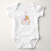 Persoonlijk babymeisje fee rompertje romper (Voorkant)