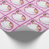 Persoonlijk babypeuter Fotopapier Cadeaupapier (Hoek)