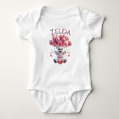 Persoonlijk Baby's 1e Valentijns Dag Onesie Romper (Voorkant)