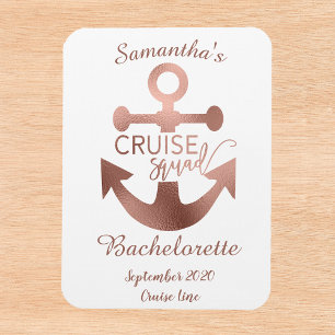 Persoonlijk Bachelorette Cruise Squad Roos Gold M Magneet