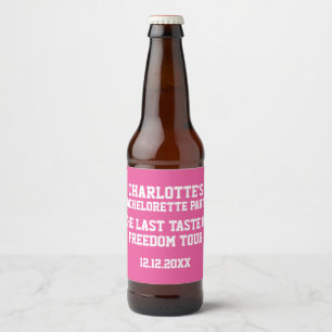 Persoonlijk Bachelorette Laatste Smaak van Vrijhei Bier Etiket