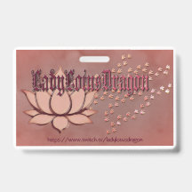 Persoonlijk badge van Lady Lotus Dragon