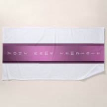 Persoonlijk, badlaken feestelijk, monochroom,