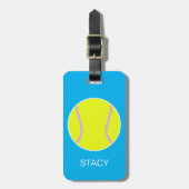 Persoonlijk Bagagelabel van Tennis-bal (Voorkant verticaal)