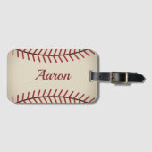  persoonlijk Bagagelabel voor Baseball Gift (Voorkant (horizontaal))