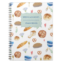 Persoonlijk bakkerijpatroon receptenboek  