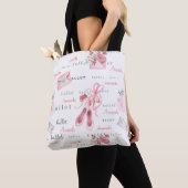 Persoonlijk balletdanseres cadeau Mooie roze Tote Bag (Dichtbij)