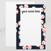 Persoonlijk balsspeelpapier briefpapier (Voorkant / Achterkant)