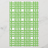 Persoonlijk Bamboe & Grosgrain Schrijfpapier (Achterkant)