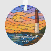 Persoonlijk Barnegat Light Acryl Ornament, Klant Ornament (achterkant)