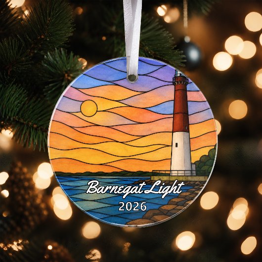 Persoonlijk Barnegat Light Acryl Ornament, Klant Ornament