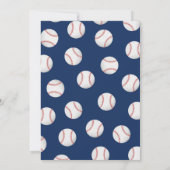 Persoonlijk Baseball Baby shower Allstar Rookie Kaart (Achterkant)