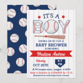 Persoonlijk Baseball Baby shower Allstar Rookie Kaart (Voorkant / Achterkant)