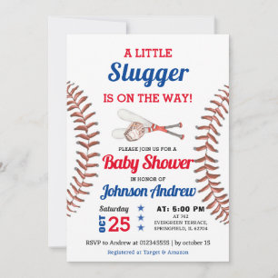 Persoonlijk Baseball Baby shower Rookie All Star Kaart