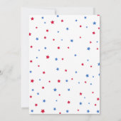 Persoonlijk Baseball Baby shower Slugger All Star Kaart (Achterkant)