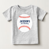 Persoonlijk Baseball Birthday Shirt (Voorkant)
