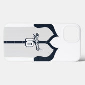Persoonlijk Baseball Fan Jersey Naam en Nummer G Case-Mate iPhone Case (Achterkant (horizontaal))