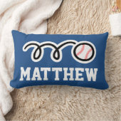 Persoonlijk baseball-kussen voor kinderen kussen (Deken)