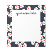 Persoonlijk Baseball Notitieblok (Voorkant)