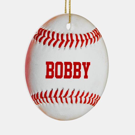 Persoonlijk Baseball Ornament (Rechts)