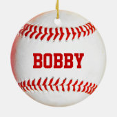 Persoonlijk Baseball Ornament (Achterkant)