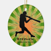 Persoonlijk Baseball Ornament (Links)