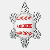 Persoonlijk Baseball Ornament (Rechts)