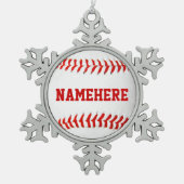 Persoonlijk Baseball Ornament (Voorkant)