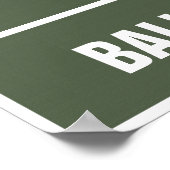 Persoonlijk baseball-scorebord - 36 x 24 inch poster (Hoek)