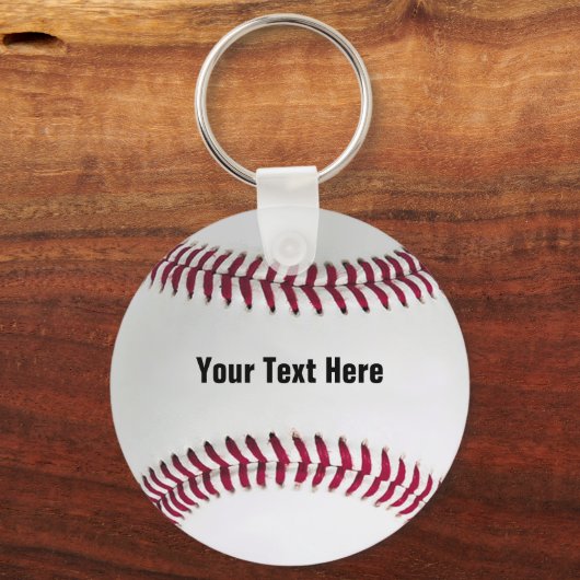Persoonlijk Baseball Sleutelhanger (Voorkant)