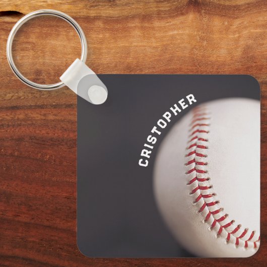 Persoonlijk Baseball Sleutelhanger (Voorkant)