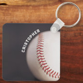 Persoonlijk Baseball Sleutelhanger (Achterkant)