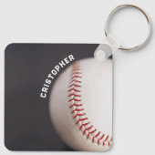 Persoonlijk Baseball Sleutelhanger (Achterkant)