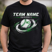 Persoonlijk Baseball Speldag Team T-shirt