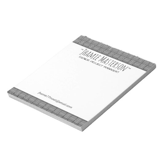 Persoonlijk basisweerwoord notitieblok (Linkerzijde)