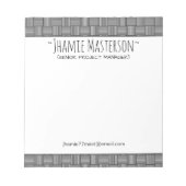 Persoonlijk basisweerwoord notitieblok (Voorkant)