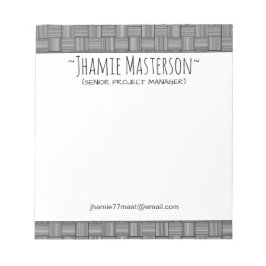 Persoonlijk basisweerwoord notitieblok