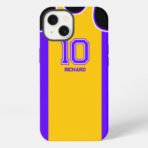Persoonlijk Basketbal Fan Jersey Naam en Nummer iPhone 13 Hoesje