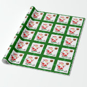 Persoonlijk basketbal kerstcadeau cadeaupapier (Uitgerold)