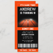 Persoonlijk basketbal spel dag verjaardagskaartje kaart (Voorkant / Achterkant)