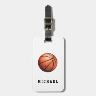 Persoonlijk Basketball Bagagelabel
