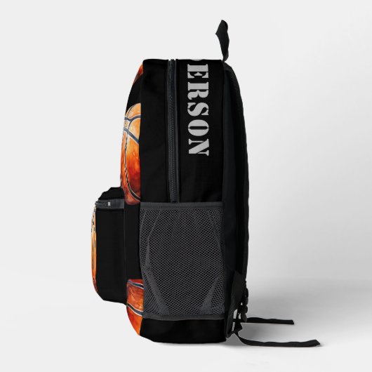 Persoonlijk Basketball Bedrukte Rugzak (Rechts)