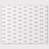 Persoonlijk Basketball Coach Hartelijk dank in woo Cadeaupapier (Vlak)