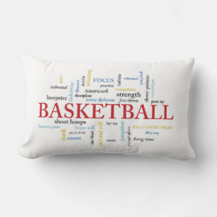 Persoonlijk Basketball Coach Hartelijk dank in woo Kussen
