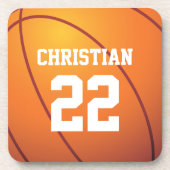 Persoonlijk Basketball Drankjes Onderzetter (Voorkant)