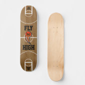 Persoonlijk basketball "Fly High"-skateboard Persoonlijk Skateboard (Voorkant)