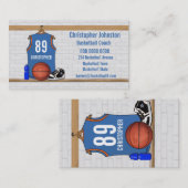 Persoonlijk Basketball Jersey (LBO) Visitekaartje (Voorkant / Achterkant)