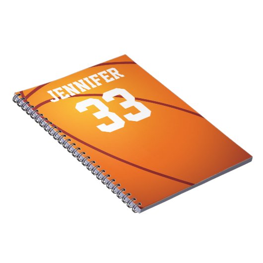 Persoonlijk Basketball Notitieboek (Rechterzijde)